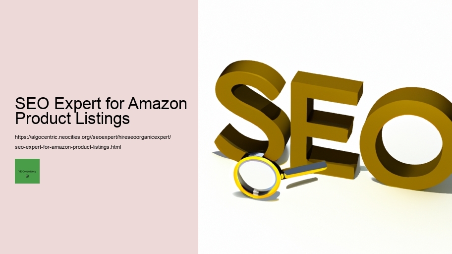 SEO Expert for Amazon Product Listings